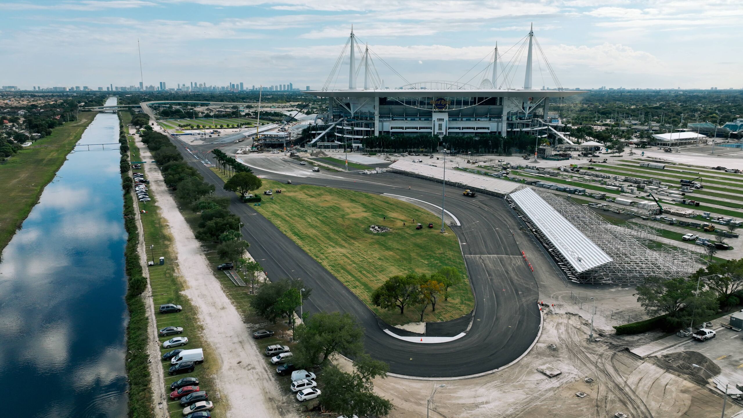 Image of overhead view of the Formula 1 Crypto.com Miami Grand Prix Track