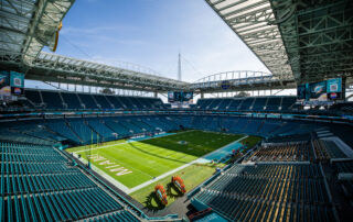 General view of Hard Rock Stadium