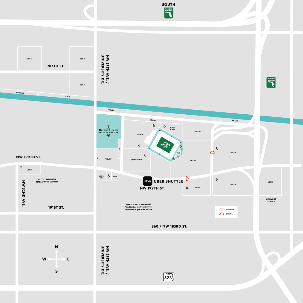 Uber Shuttle - Hard Rock Stadium