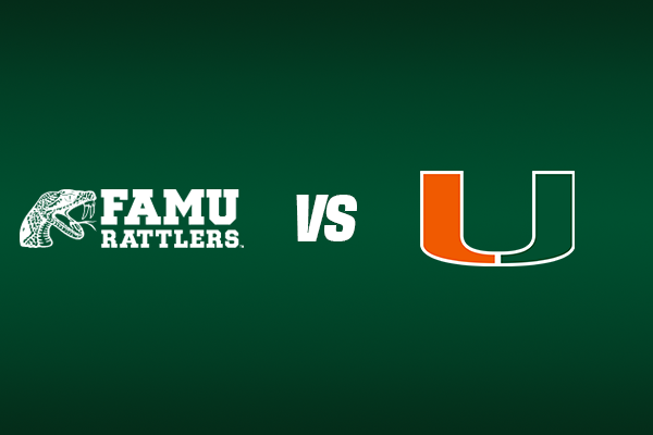 FLORIDA A&M RATTLERS VS MIAMI HURRICANES