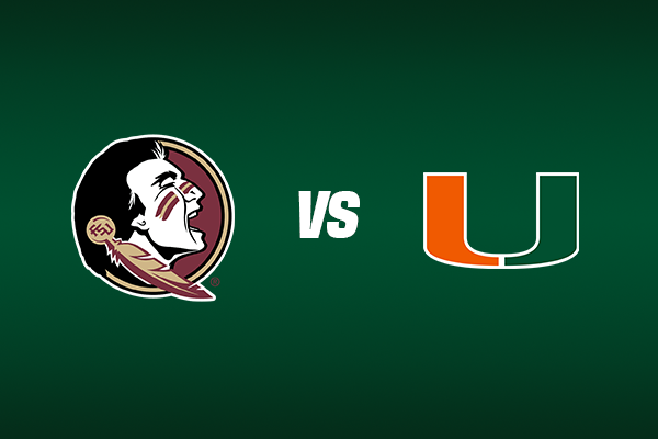 FLORIDA STATE SEMINOLES VS MIAMI HURRICANES
